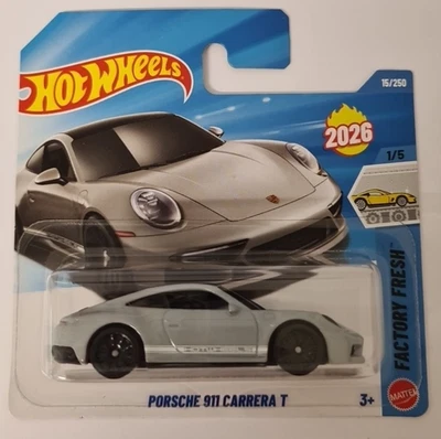Hot Wheels Porsche 911 Carrera T 15/250-2026 JJH33 Hot Wheels Factory Fresh 2026 - Bild 1 von 4