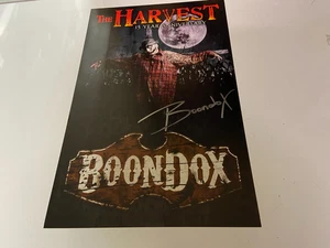 AUTOGRAPHED Boondox HARVEST Poster 11x17  TWIZTID MNE - Picture 1 of 1