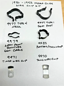Harley 1950-52 Hydra-Glide Panhead Main Wire Loom Clip & Clamp Kit 4730-30A 9977 - Picture 1 of 1