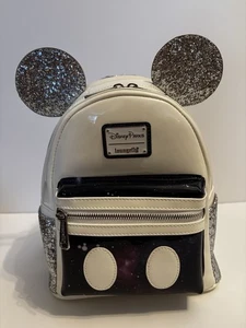 Disney Loungefly Mickey Mouse Main Attraction Space Mountain Mini Backpack NWT - Picture 1 of 12