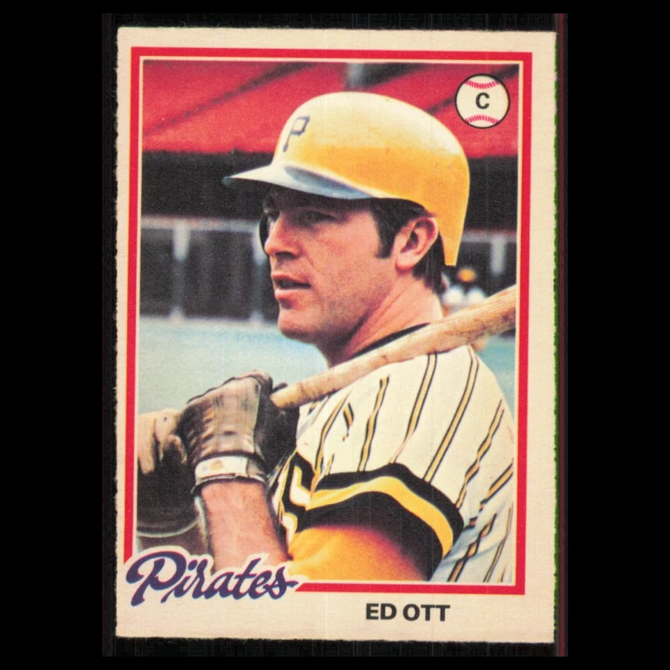 Ed Ott #161 1978 O-Pee-Chee Pittsburgh Pirates Baseball Card MLB NM - Image 1 of 3