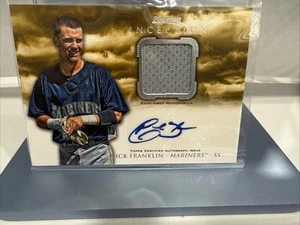 2013 Bowman Inception Auto Relics Nick Franklin #AR-NF Rookie Auto RC - Picture 1 of 4