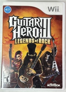 Guitar Hero 3 III Legends Of Rock Wii Excellent Condition - Picture 1 of 4