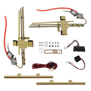 Complete flat glass universal power window kit for 2-Door Cars 8710LR - Picture 1 of 14