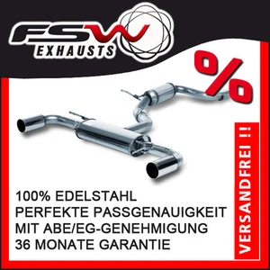 FSW Sport Auspuffanlage komplett ab Kat VW Golf 6 GTI + Edition 35 - Bild 1 von 1