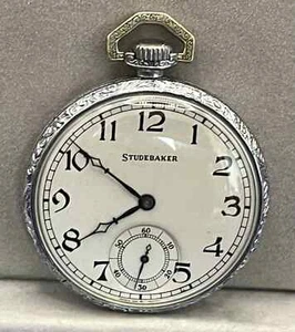 12 Size 12 Jewel Studebaker Model 1 GF OF South Bend Pocket Watch - Picture 1 of 14