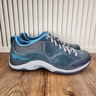 Dansko Sabrina Womens Sz 7 EU 37 Blue Suede Comfort Urban Walking Sneakers Shoes - Image 1 of 4