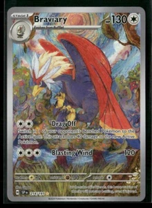 Braviary 214/191 Illustration Rare - Pokémon Surging Sparks - Near Mint - Picture 1 of 2