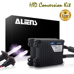 ALIENS 35W HID Xenon Headlight Conversion Kit 9006 12000K/Violet Purple Bulbs - Picture 1 of 7