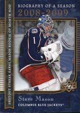 2008-09 Upper Deck Biography of a Season #BS17 Steve Mason
