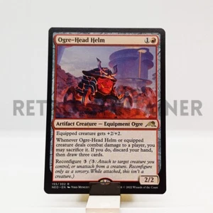 MTG Magic NEO Kamigawa Neon Dinasty - 1x EN NM 155 Ogre-Head Helm - Picture 1 of 1