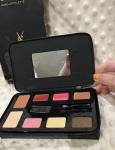 Authentic YSL Zip Palette Make Up Palette Travel Collection In YSL Clutch - Picture 1 of 5