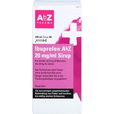ABZ PHARMA GMBH IBUPROFEN AbZ 20 mg/ml Sirup 100 ml PZN12547175