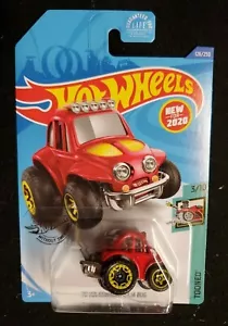 1970 VOLKSWAGEN BAJA BUG / #126 - Unopened 2020 Tooned Red Hot Wheels - Picture 1 of 4