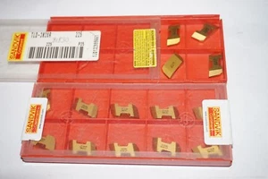 7 pcs SANDVIK TLD-3038R Grade 225 Grooving Carbide Inserts - Picture 1 of 1