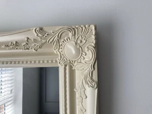 Cream Decorative Elegant Mirror - Picture 1 of 3