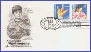 USA5 #2783-84 U/A ARTCRAFT FDC STR2  Deaf Communication - Picture 1 of 1