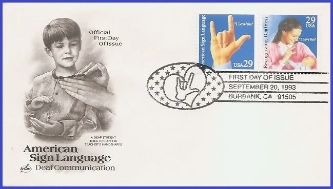 USA5 #2783-84 U/A ARTCRAFT FDC STR2  Deaf Communication - Image 1 of 1