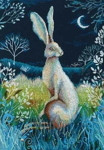 Hare by night M611 RTO Counted Cross Stitch Kit - Picture 1 of 3
