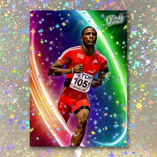 Richard Thompson Holographic Speed Of Light Sketch Card Limited 1/5 Dr. Dunk