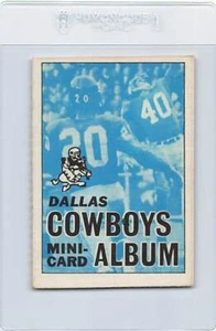 1969 Topps Mini-Album Inserts #5 Dallas Cowboys EX *7 - Bild 1 von 2