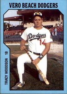 1985 Vero Beach Dodgers TCMA #2 Tracy Woodson Richmond Virginia VA Baseball Card