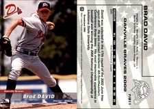 Brad David 2002 Grandstand Danville Braves #NNO Card *AutographDen*