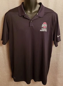 Polo de entrenador Nike Dri-Fit negro de baloncesto de Ohio State Buckeyes para mujer - L para hombre - Imagen 1 de 7