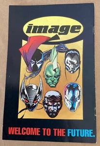 Bild 1993 Print Reklame Promo Kunst 90er Bild Comic Bücher Illus. Spawn Welcome Future - Bild 1 von 1