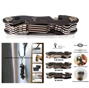 Compact Key Organizer Smart Key Holder Multitools Bottle Opener Gift Hook Hanger - Picture 1 of 12