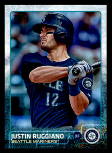 2015 Topps Justin Ruggiano  Rainbow Foil  #384 Seattle Mariners
