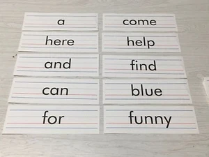 Pre Primer Dolch Sight Wörter Set 40 Wortkarten Lehrer Hausunterricht NEU - Bild 1 von 5