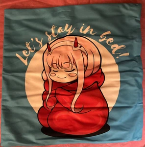 Funda de Almohada Zero Two Darling in the Franxx Anime Caja Otaku Exclusiva Coleccionable - Imagen 1 de 2