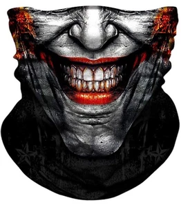 DC Comics The Joker Bioworld Face Mask Neck Gaiter Scarf-Never been worn - Picture 1 of 3