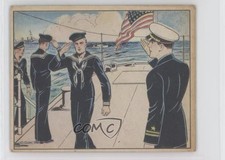 1941 Gum Inc Uncle Sam R157 Sailor Salute to Authority #15 0l4h