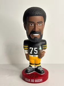 Mean Joe Greene Firmado Pittsburgh Steelers Bobblehead Coca Cola Promo BAS - Imagen 1 de 6