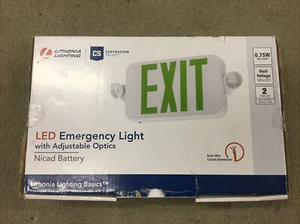 Lithonia Lighting Exit Emergency Combo ECC Serie 120/277 Volt integrierte LED - Bild 1 von 5