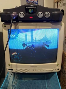 Nintendo 64 Console NUS-001 (USA) Power Adapter~2 Purple Control - Replaced A/V - Picture 1 of 20