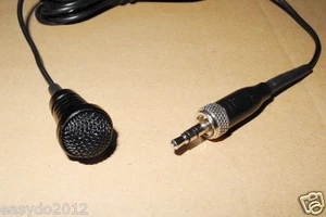 1/8" Lock plug Cardioid Lavalier Lapel Microphone For Sennheiser G1 G2 G3 - Picture 1 of 3