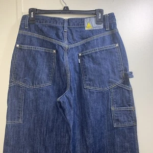 Silver Tab Levis Herren Jeans Carpenter Größe 30 x 30 dunkle Waschung weites Bein locker Y2K - Bild 1 von 16