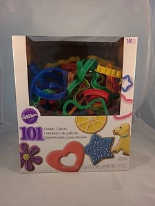 Wilton 101 Piece Cookie Cutter Set: Letters, Numbers, Animals, Holiday, Shapes ! - Picture 1 of 4