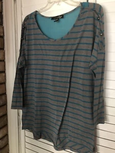 Damen Tunika "Luna" gestreift 3/4 Arm XL - Bild 1 von 3