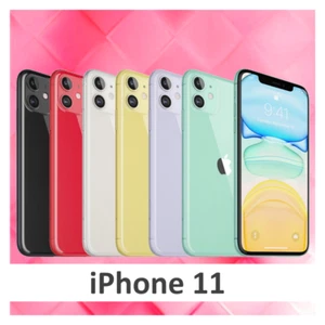 Apple iPhone 11 64GB 128GB Unlocked Verizon At&t T-Mobile US Cellular 4G LTE - Picture 1 of 7