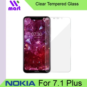 Clear Tempered Glass Screen Protector for Nokia 7.1 Plus - Picture 1 of 1