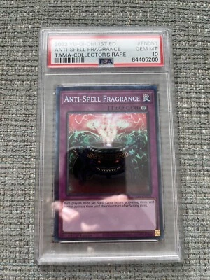 Yugioh PSA 10 Fragancia Anti-Hechizos TAMA Coleccionistas Raro Foto 1 de 2