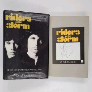 The Doors Riders on the Storm Buch signiert John Densmore Autogramm. Jim Morrison - Bild 1 von 21