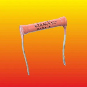 62M 10% 0.5W 3.5kV LOT OF 2 RUSSIAN HIGH VOLTAGE FILM RESISTORS KEV-0.5 - Picture 1 of 3