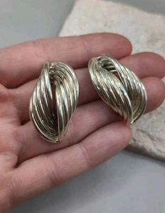 Vintage 925 Sterling Silber Ohrringe - Bild 1 von 12