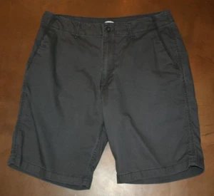 OLD NAVY Chino Khaki Gray Shorts Waist: 34" Mens Cotton Flat Front - Picture 1 of 6