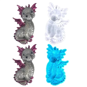 DIY 3D Silikon Drache Harz Gießform Handwerk Herstellung Epoxid Gießform - Bild 1 von 11